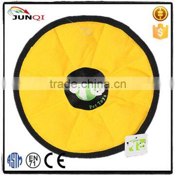 Wholesale Custom Made High Quality Plush Pet Toys Frisbee Dog