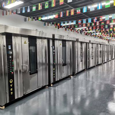 16/32/64 Trays Rotary Rack Oven Gas/Diesel/Electric Hot Air Cake Baking Chicken Loaf Bread Rotary Oven for Pizza/Bread/Cake/Biscuit/Cookie photo-5