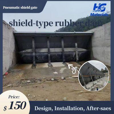 Supply Rubber Dam Inflatable Sluice Rubber Dam River Barrier Dam Slope Ridge Pillow-Type Landscape Air Shield Dam