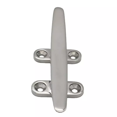 Heavy Duty 316 Stainless Steel Marine Grade Flat Top Low Silhouette Trimline Cleat Dock Cleat for Boats Sailboats photo-3