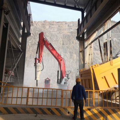 Stationary Rock Breaker Boom System