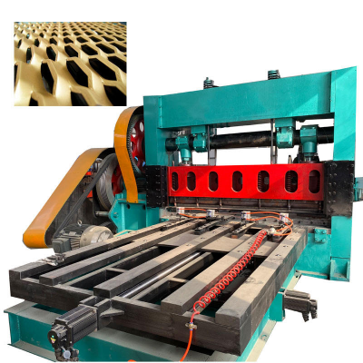 Machine for Manufacturing Expanded Metal Mesh From Roll or Plate