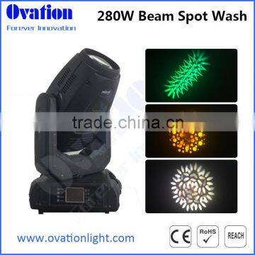 280W beam spot wash 3in1 moving head light