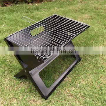 Easy carrying folding portable bbq grill charcoal barbecue grill