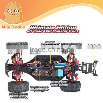 1/8 Scale Model Cars rc Car Top Speed Remote Control Toy Car Manufacturer Waterproof photo-3