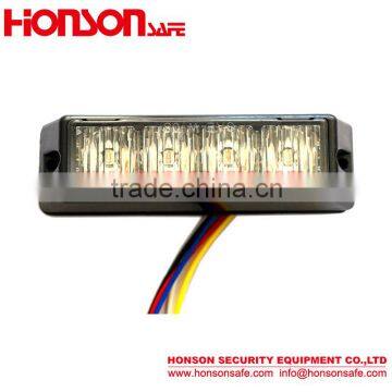 LED Grille Warning Lighthead , Surface Amber Mounting Strobe Light for Vehicle HF-142