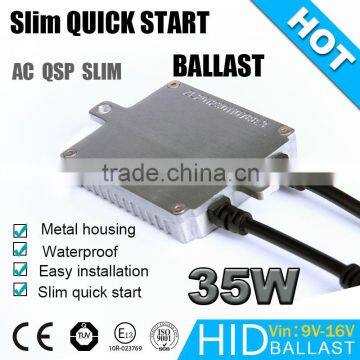 New Arrival!9-16v HID xenon hid bulb types kit 35w hid 35 Watt digital electronic quick start ballast 35W for lamp
