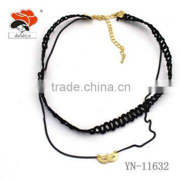 Fashion Chain Rhinestone Jewelry Short Necklaces Stage Mask cheap fashion necklace