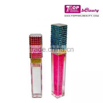 LED Light square lipgloss with mirror