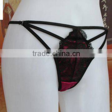 Nighty Wear Sexy Lady Thong,sexy Lace Women Panty photo-2