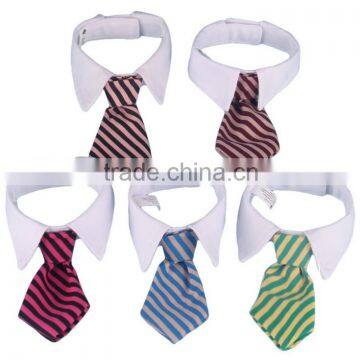 High Quality Striped Pet Tie Dog Cat Tie 5 Colors Pet Accesories