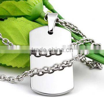 High Quality Stainless Steel Mirror Polish Blank Dog Tag photo-4