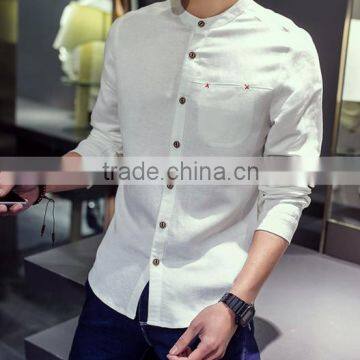 mandarin collar men shirts GTEX