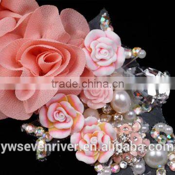 DIY bridal tiara simulation headdress flower WeddinDIY bridal tiara simulation headdress flower is tasted Wedding accessories