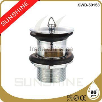 SWD-50153 Bathroom and toilet brass sink drain plugs with overflow