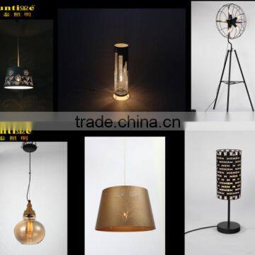 Chinese American Style Modern Desk Light White Table Lamp For Restaurant Or Hotel RT6006