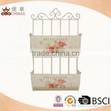 Most popular home decoration metal wall rack