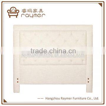 Fabric upholstered hotel bed headboard