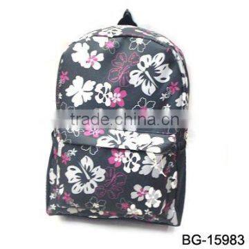 hot sale fashion cute canvas backpacks for girls