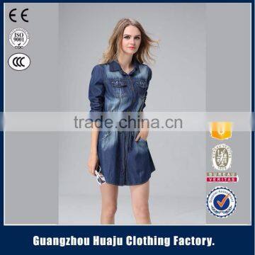 Garment Factory Summer Girl Denim Dresses Wholesale Clothes Turkey