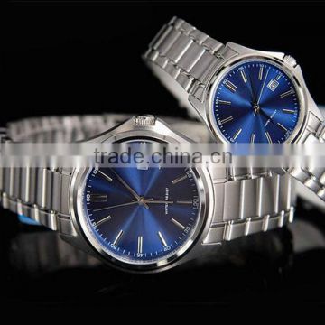 Wristwatch Black White USA Luxury All Stainless Steel Watch Man Stainless Steel Unisex Watch