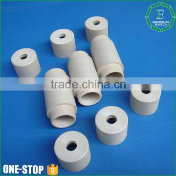 Industry engineering products 38mm white hard pps rod/tube plastic pps parts manufacturer