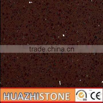 chinese cheap high quality brown quartz stone tiles