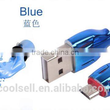 Coolsell Cool Laser Snake USB Charger Data Sync Cable For IPhone 6 Cable Samsung Micro USB Cable photo-2