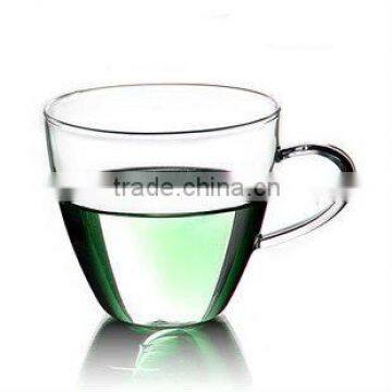 Heat-resistant glass cup