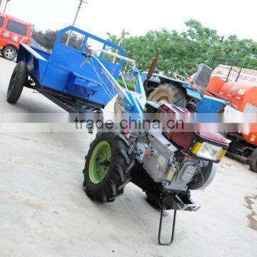 Mini Walking Tractor Trailer, Walking Tipping Back Trailer photo-2