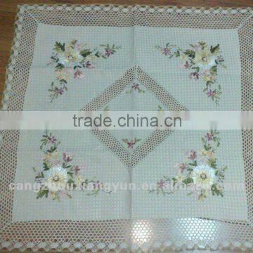 colorful lace print linen tablecloths