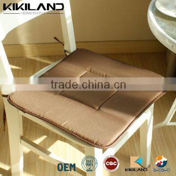 Spring and Autumn Brown Seat Foam Chair Pad Ties Chair Pad