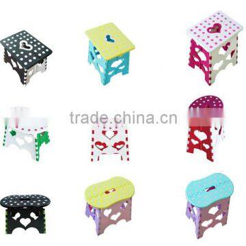 China New design muti-function good quality plastic folding stools