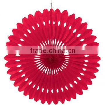 Paper Fan, Tissue Snowflake Paper Honeycomb Fan for Party Wedding Decorations photo-3