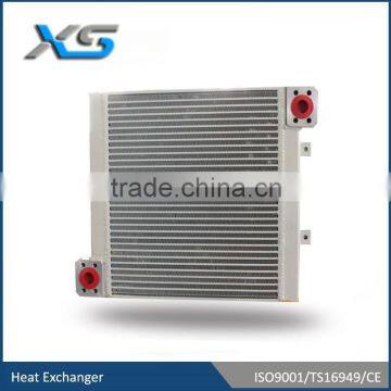 aluminum air cooled single pass construction machinery hydraulic oil cooler