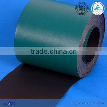 0.8mm thickness green and black flat rubber drive belt