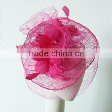 Gorgeious fuschia fascinator /party fascinator/elegant fascinator/unique design                        
                                                Quality Choice