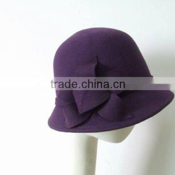 New coming purple beauty winter wool hat