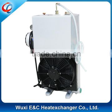 12L Capapity air oil cooler for concrete mixer truck