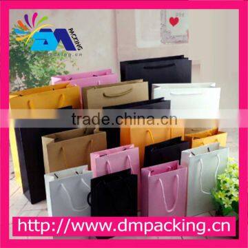 plain tote bag with logo printing color paper bag