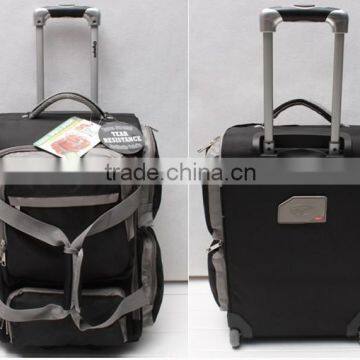 quality 1680D 420D nylon trolley travel bag wheeled duffel bag