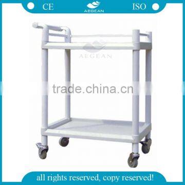 medical funiture AG-UTB05 CE ISO approved hospital movable plastic utility cart