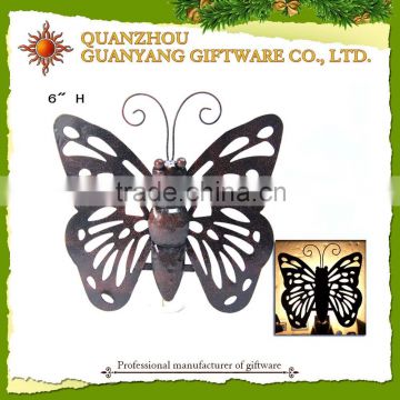 Metal butterfly night light for kids decoration lantern