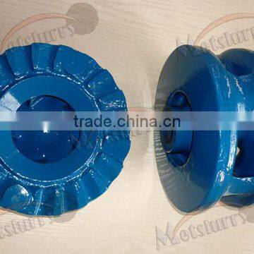 horizontal slurry pump interchangeable spare parts impeller/volute liner