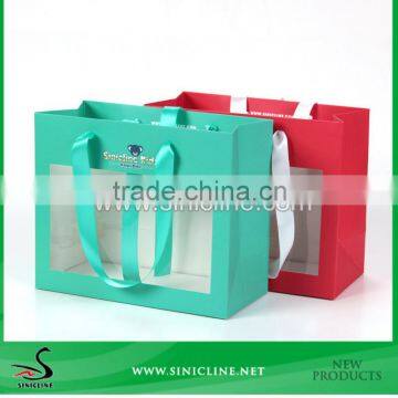 Sinicline newest custom paper bag for gift/present packing