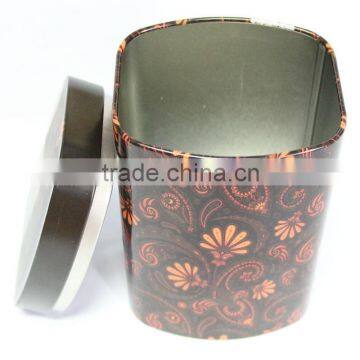 Rectangular-shaped Tea tin Box with Full Printing