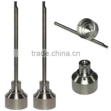 stock Pure Titanium Ti GR2 19mm Smoking Nail Carb Cap with 1 Holes Dabber