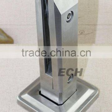 china supplier stainless steel glass base clamp