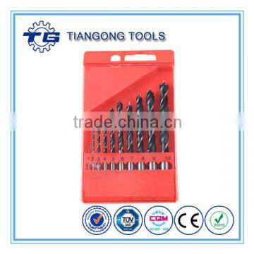 TG Tool Best Quality HSS High Carbon Steel 10pcs Wood Drill Bit