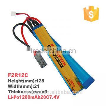 2016 Hot Selling Newest Product Battery Kids Cars Firefox Super Start Batterys 1200mAh Li-Polymer 7.4V